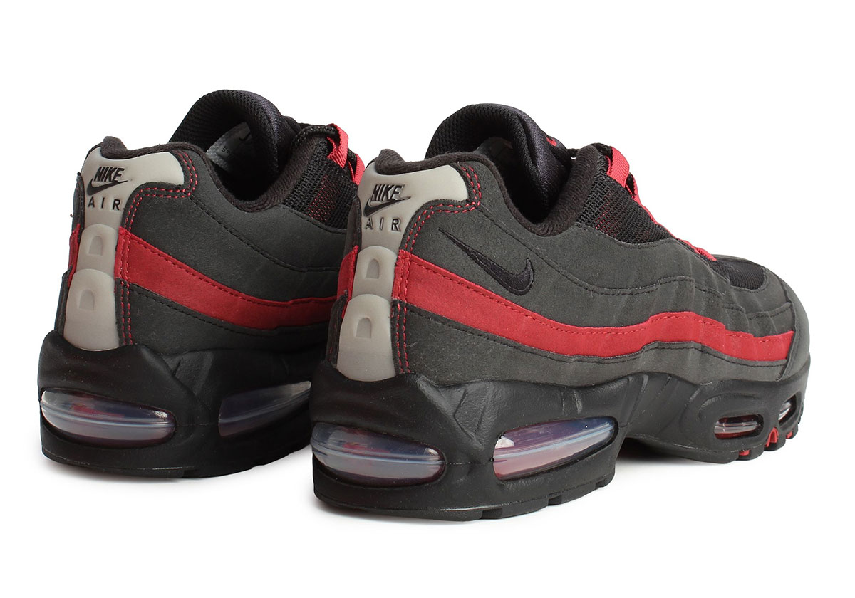 Кроссовки Nike Air Max 95 Og Black Team Crimson Wolf Grey Hm4740 008 6