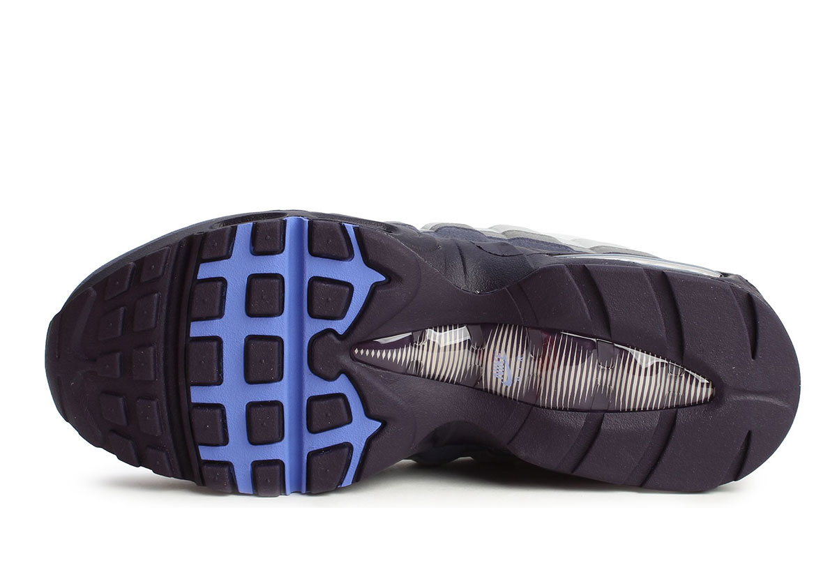 Кроссовки Nike Air Max 95 Og Photon Dust Sapphire Темно-синего цвета с изюмом Hm4740 009 6