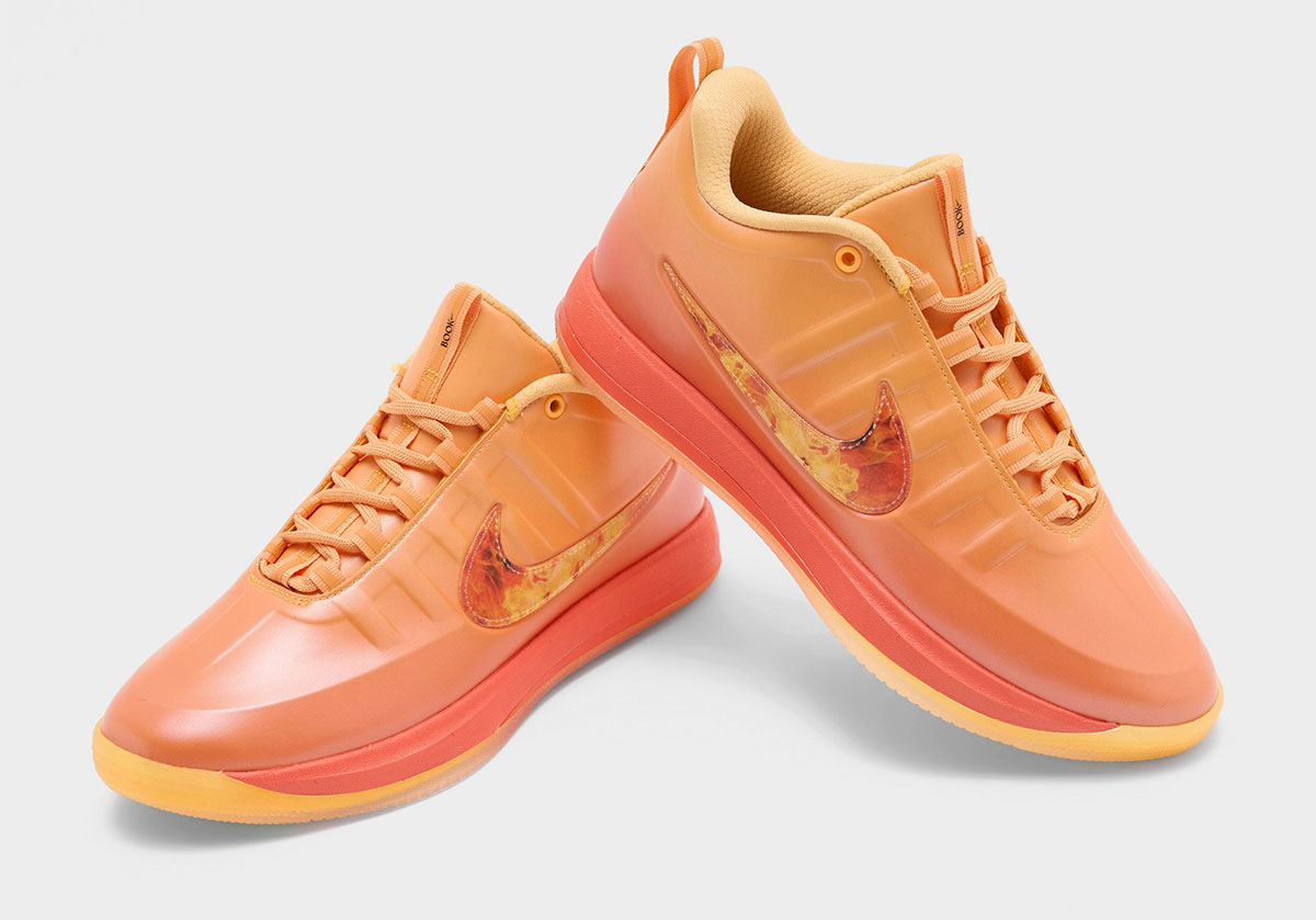 Nike Book 2 Sundial Medium Ash Black Safety Orange Clay Orange Ib6687 700 6