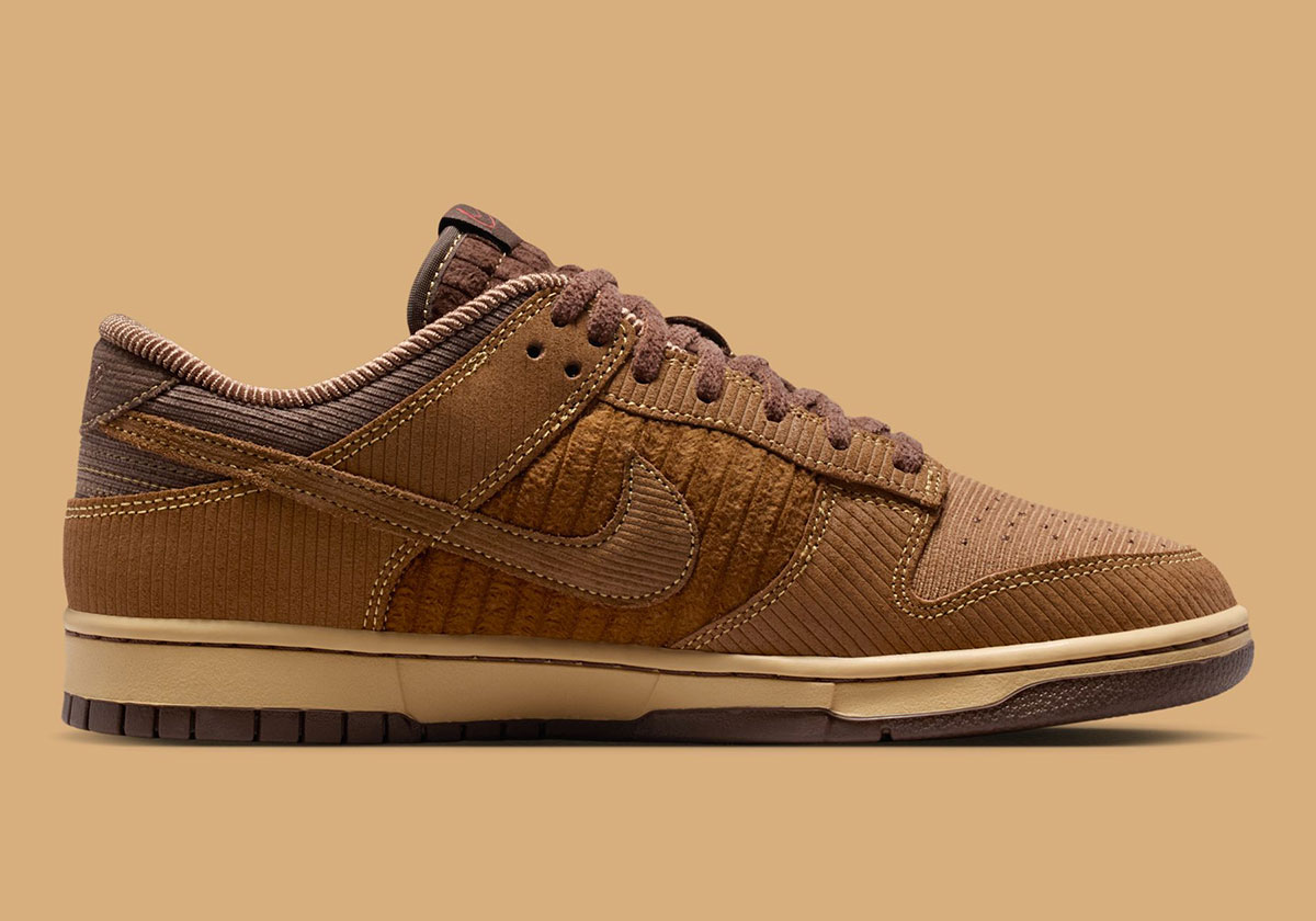 Nike Dunk Low Corduroy Light British Tan Light Chocolate Twine Ib7746 200 4