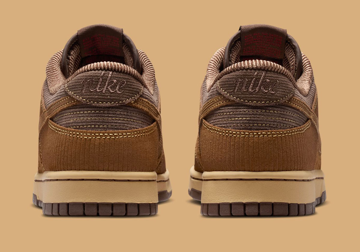 Nike Dunk Low Corduroy Light British Tan Light Chocolate Twine Ib7746 200 6