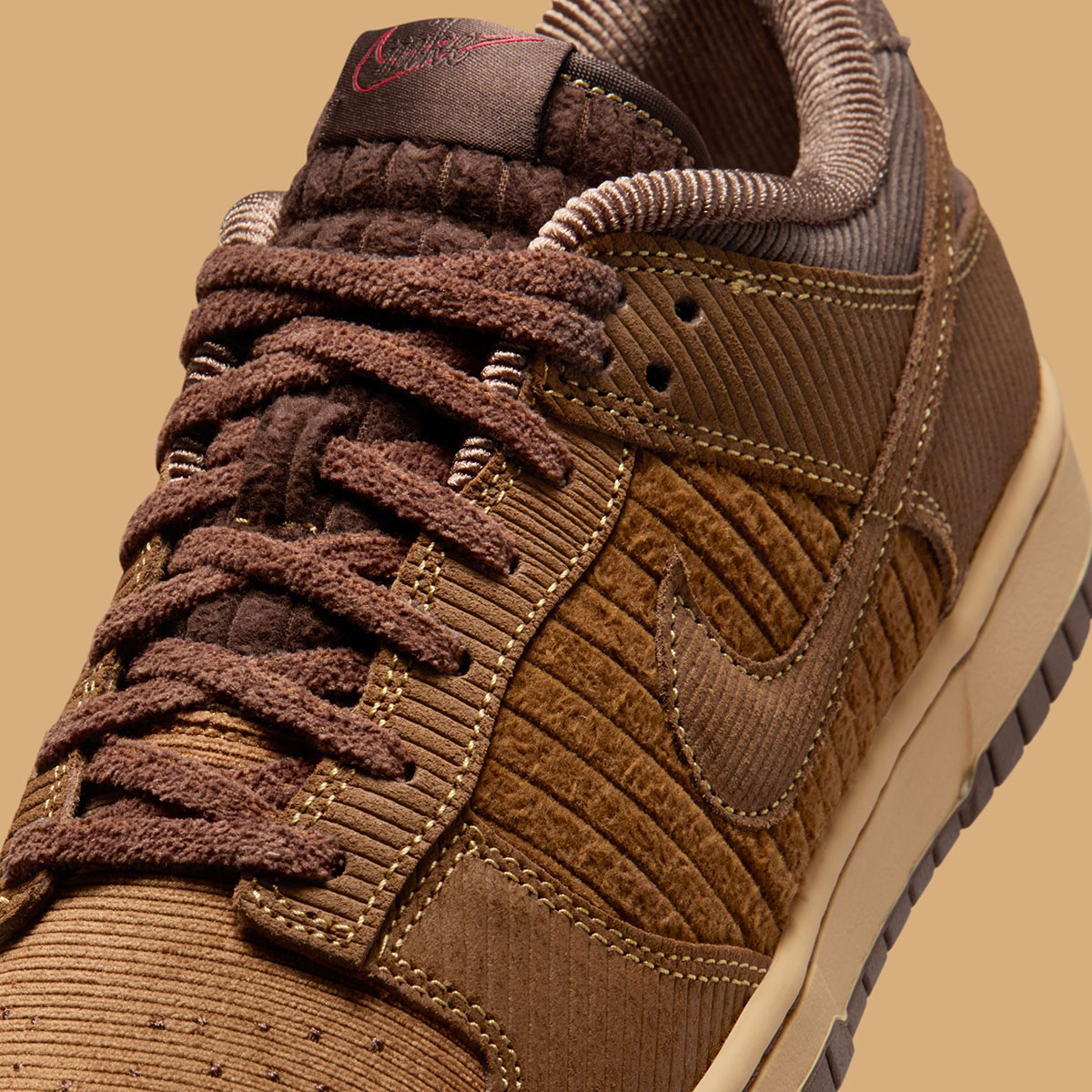 Nike Dunk Low Corduroy Light British Tan Light Chocolate Twine Ib7746 200 7