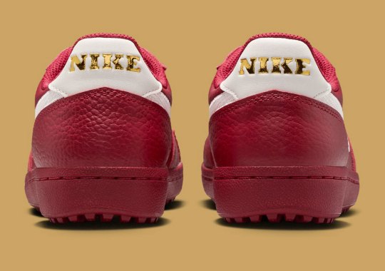 “Team Red” Douses A Tumbled Leather Nike Field General