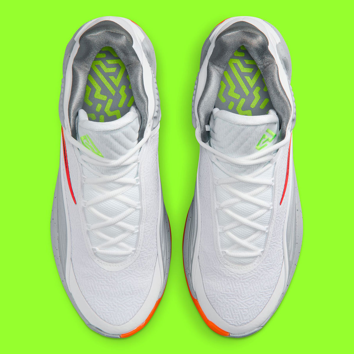 Nike Giannis Freak 7 White Grey Orange Volt Hf3450 100 4