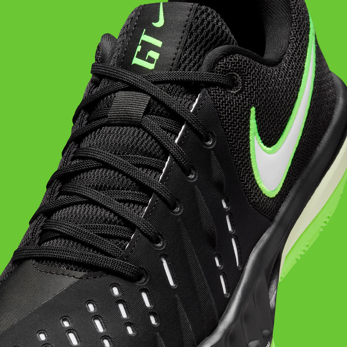 Nike Gt Cut Academy 4 Black Green 2