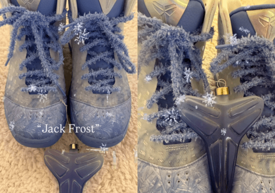 The Nike Kobe 3 Protro "Christmas" aka "Jack Frost" Comes With An Ornament