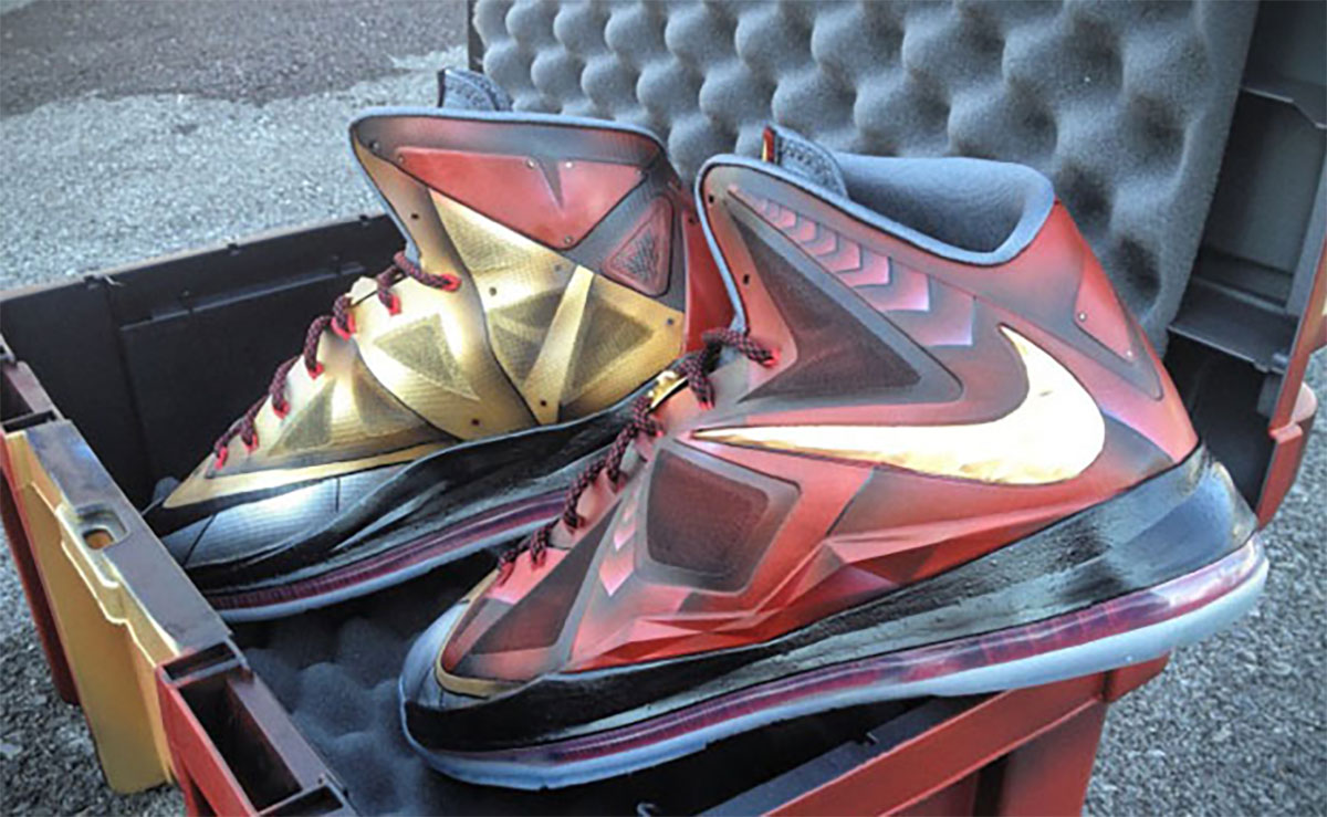Nike Lebron 10 Iron Man Mchae Customs