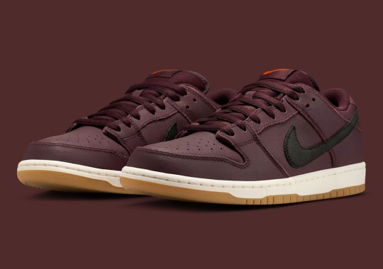 Official Images Of The Nike SB Dunk Low ISO "Burgundy Crush"