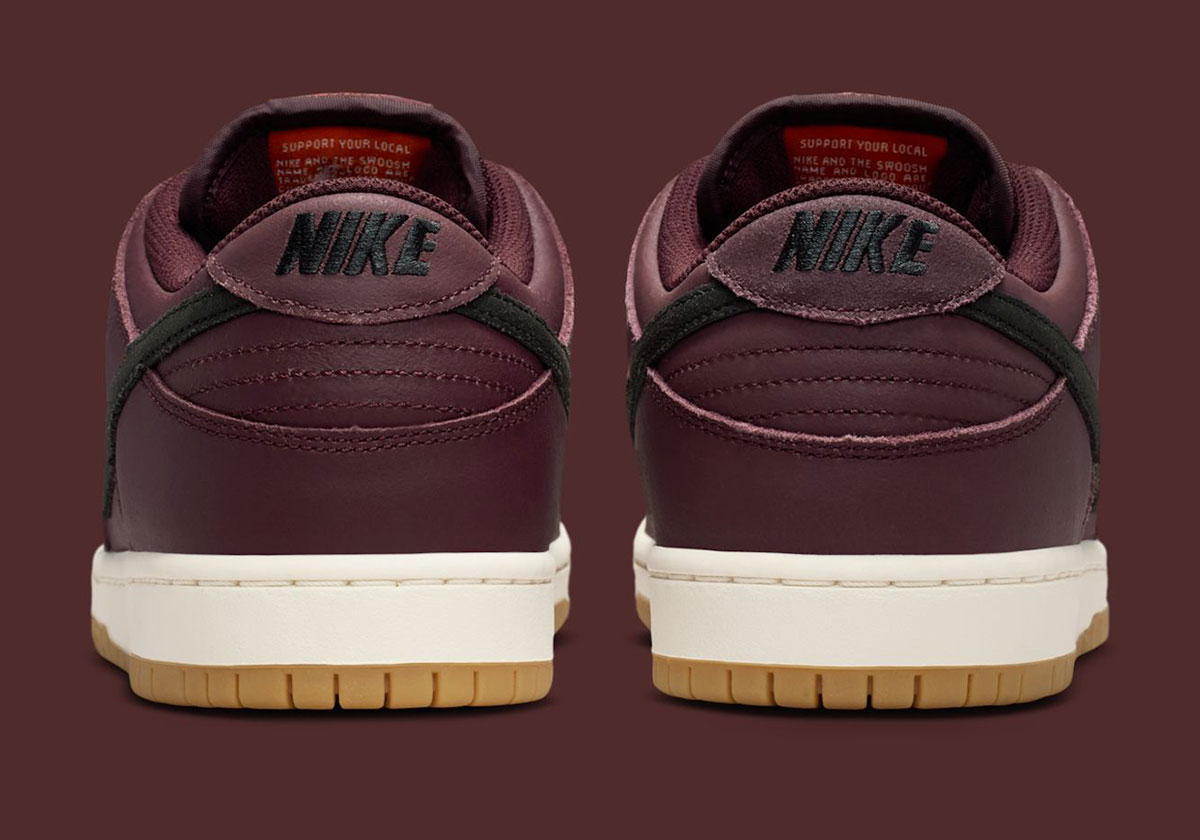 Nike Sb Dunk Low Pro Iso Burgundy Crush Io2304 600 6