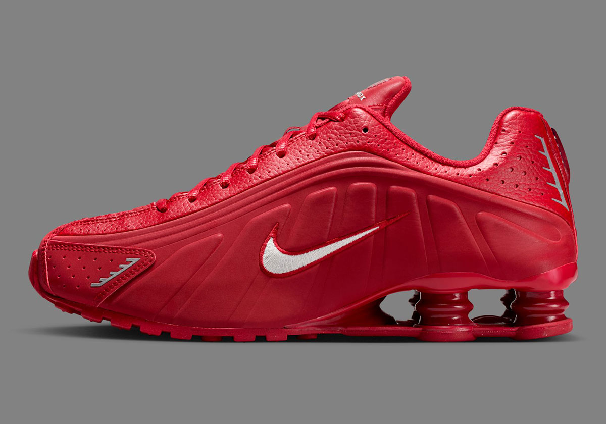 Nike Shox R4 Red Reflective Leather Iq0608 687 1