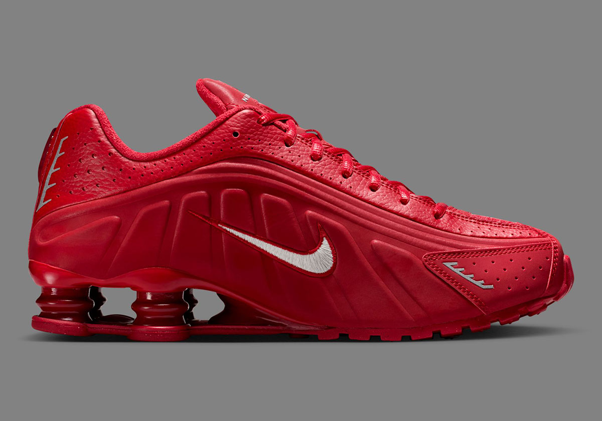 Nike Shox R4 Red Reflective Leather Iq0608 687 3