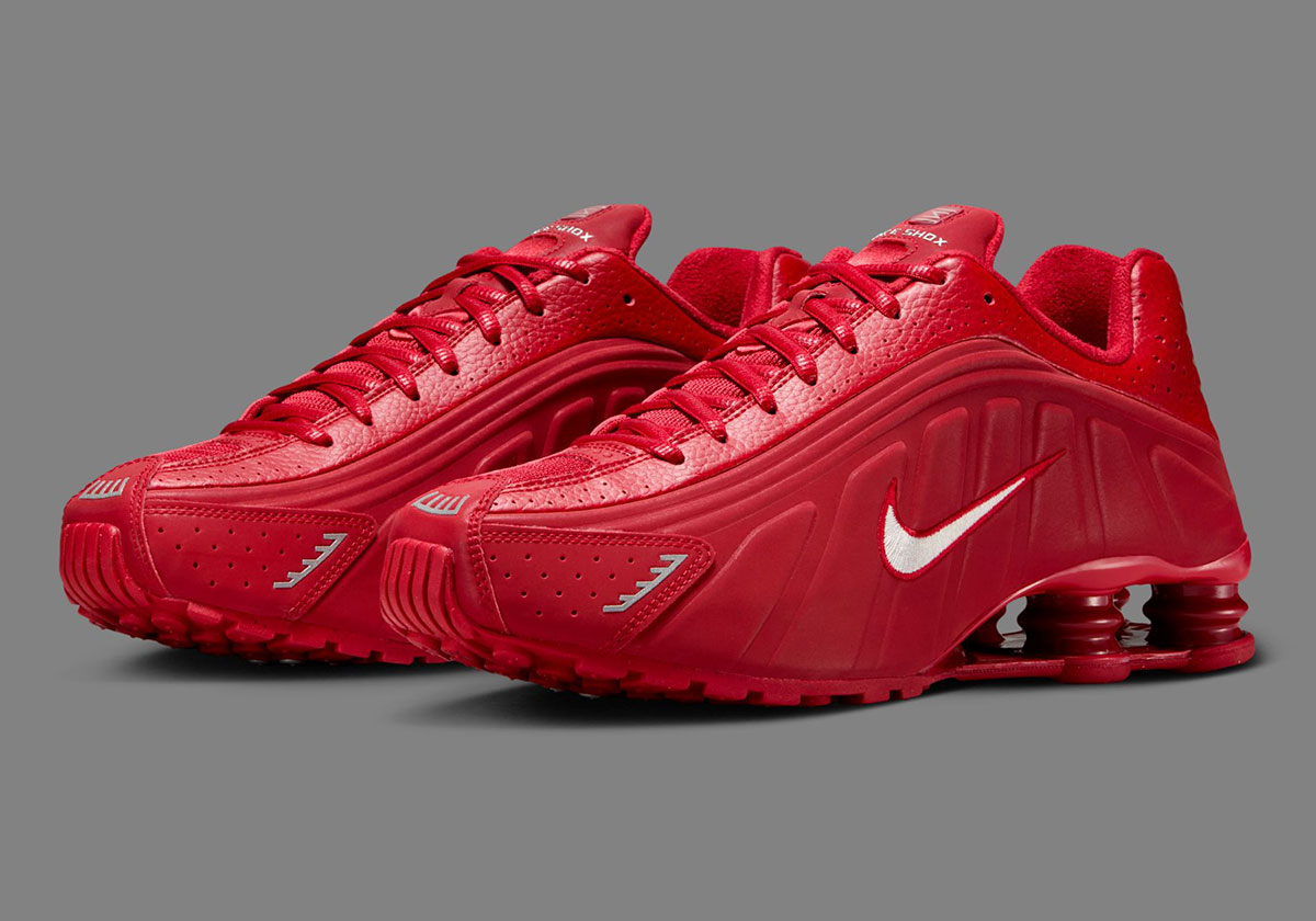 Nike Shox R4 Red Reflective Leather Iq0608 687 5
