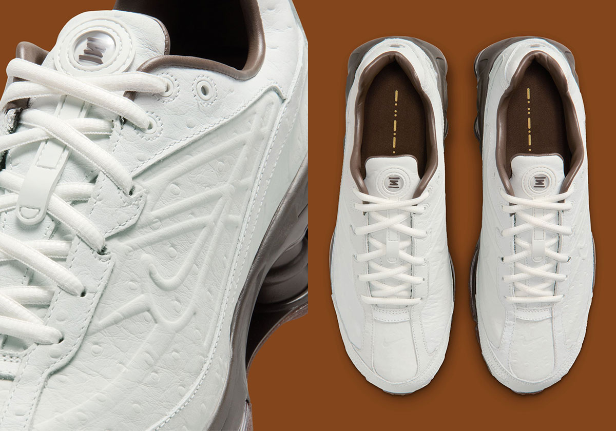 Ostrich Leather Covers The Nike Shox Ride 2 “Morse Code”