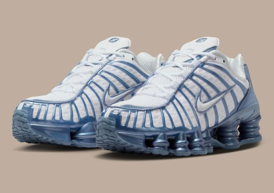 The Nike Shox TL Shimmers In "Work Blue"