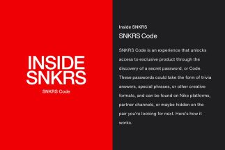 Nike Introduces A New Way To Cop With SNKRS Code