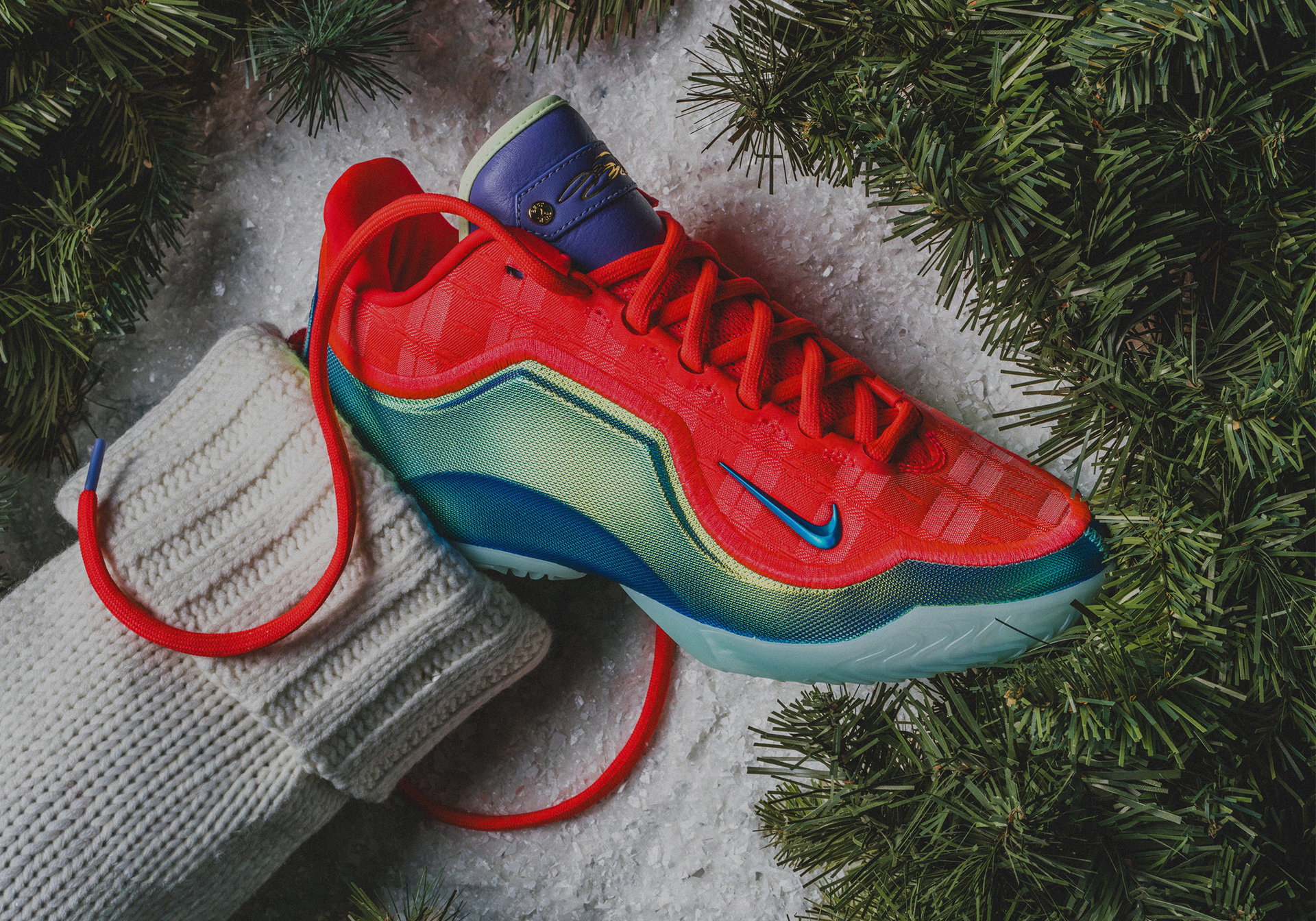 Nike Basketball Heats Up The Holidays With Festive Collection