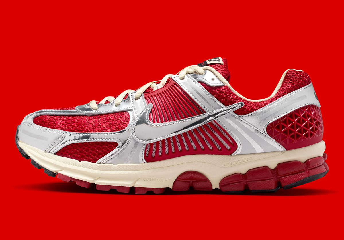 Nike Zoom Vomero 5 Gym Red Metallic Silver Im3486 600 1