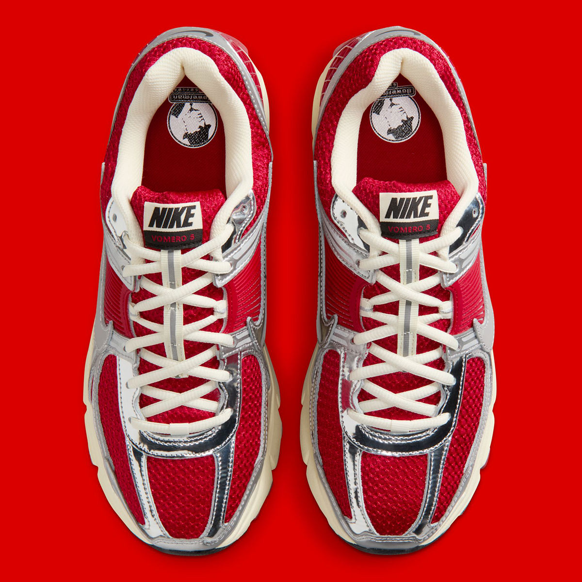 Nike Zoom Vomero 5 Gym Red Metallic Silver Im3486 600 4