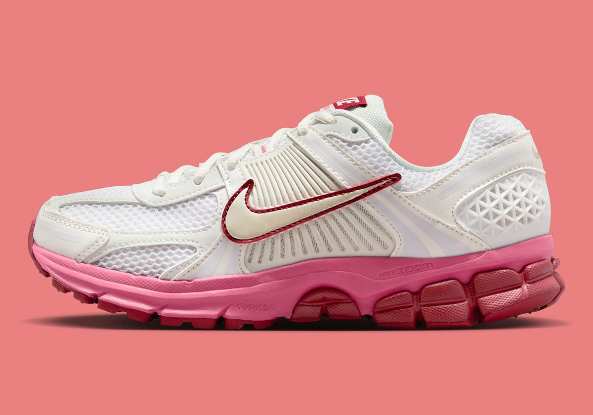Nike Zoom Vomero 5 Summit White Peony Team Crimson Fj2028 108 1