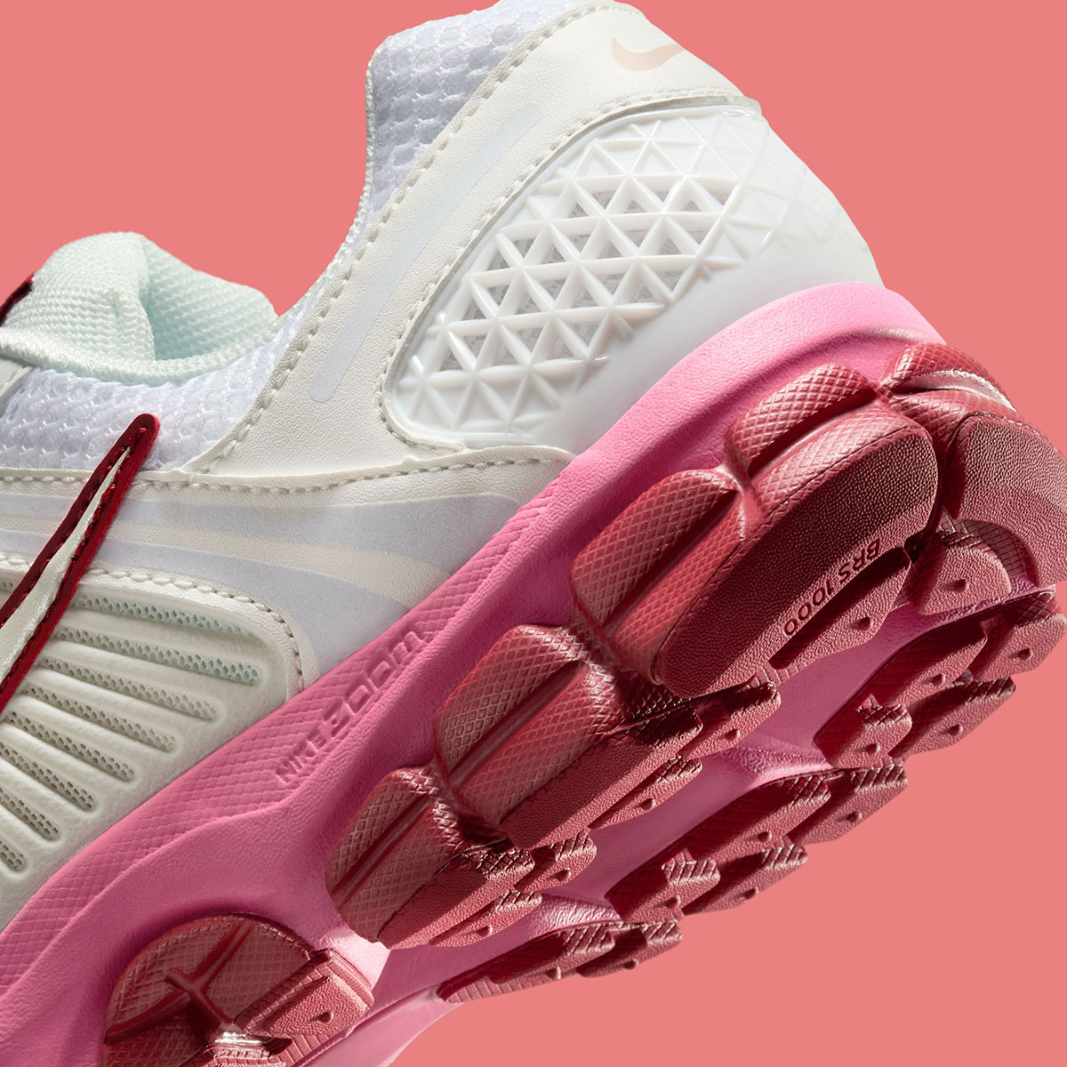 Nike Zoom Vomero 5 Summit White Peony Team Crimson Fj2028 108 5