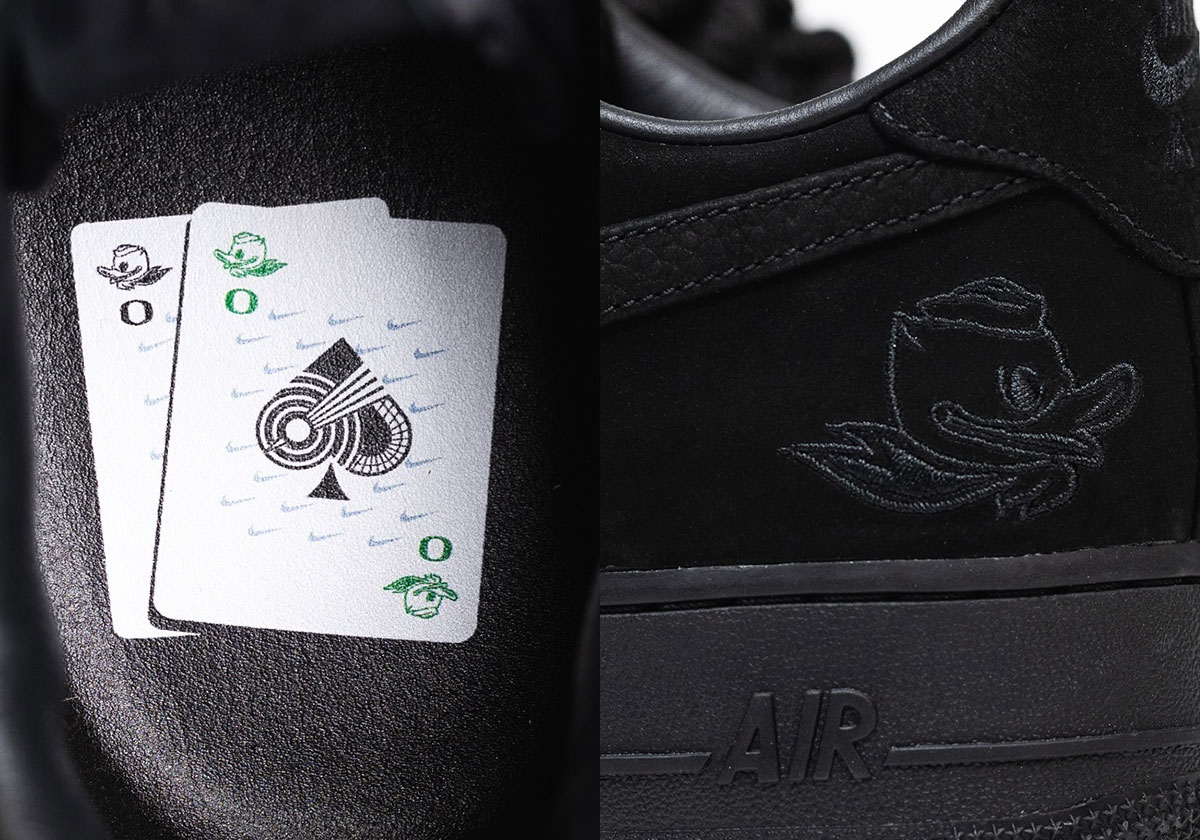 The Oregon Ducks Unveil The Nike Air Force 1 “Stealth Premium” Ahead Of The College Football Playoffs