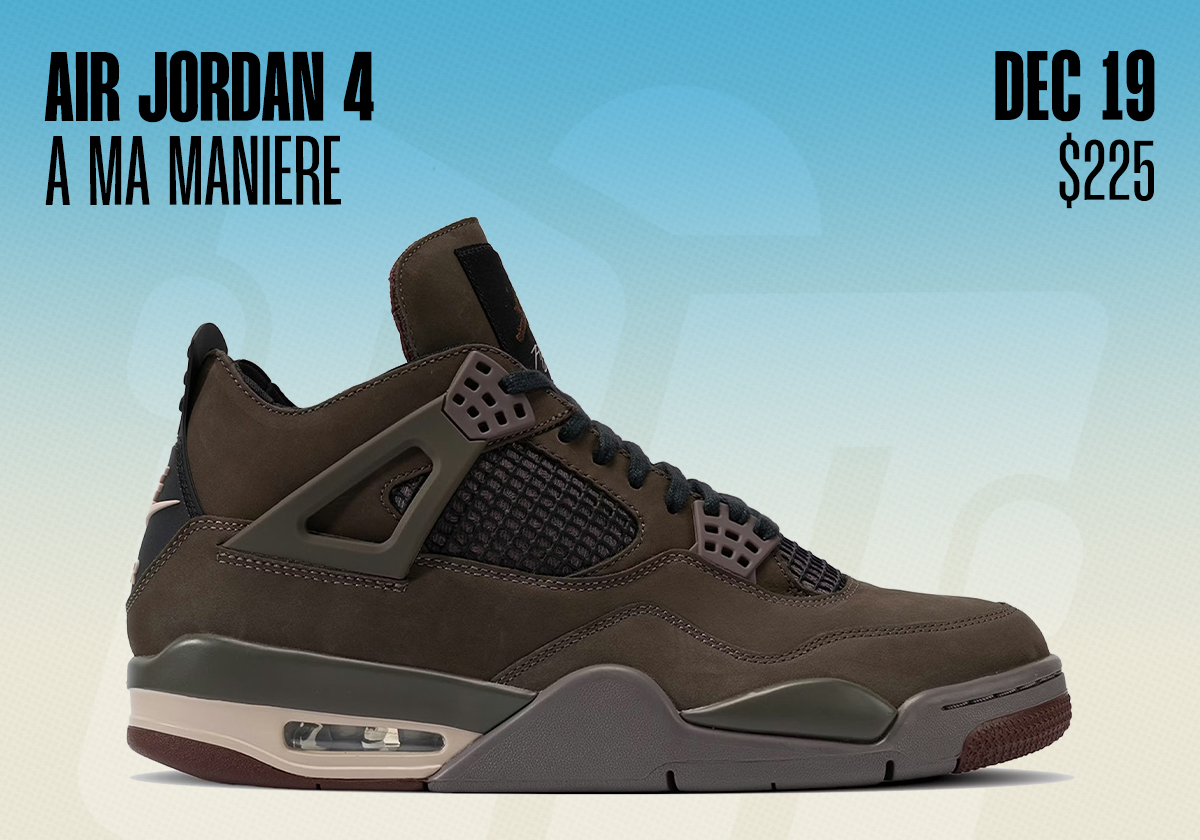 Sneaker Releases December 14 20 A Ma Maniere Air Jordan 4 Dark Mocha