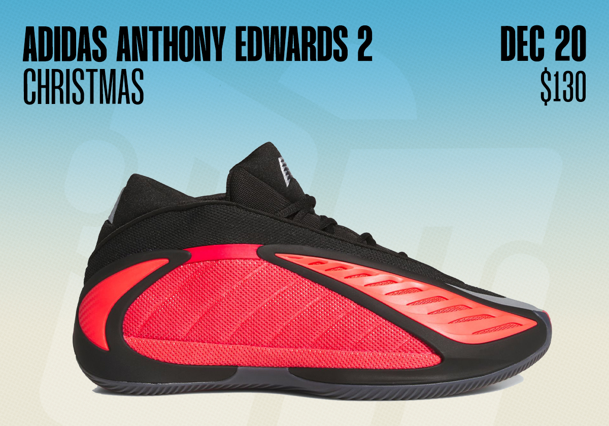 Sneaker Releases December 14 20 Adidas Anthony Edwards 2 Christmas
