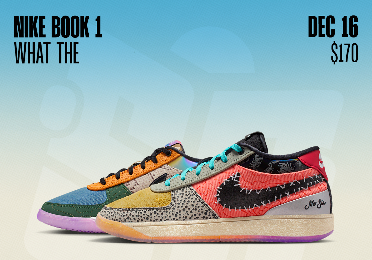 Sneaker Releases December 14 20 Nike Book 1 What The