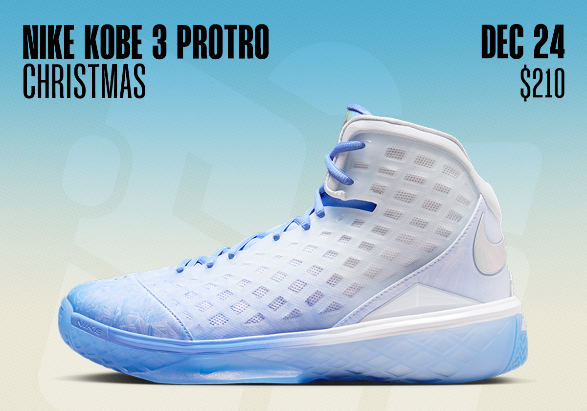 Sneaker Releases December 21 27 2025 Nike Kobe 3 Christmas