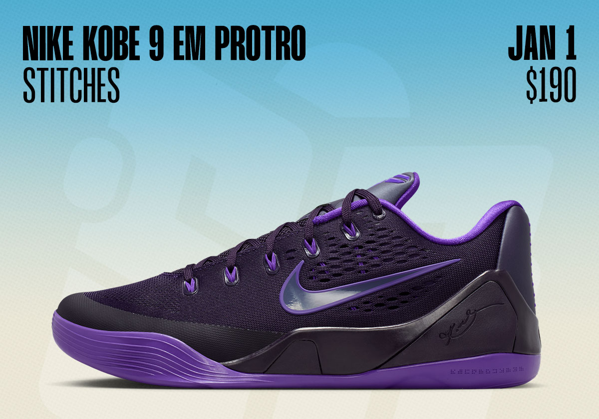 Sneaker Releases December 28 January 3 2026 Kobe 9 Em