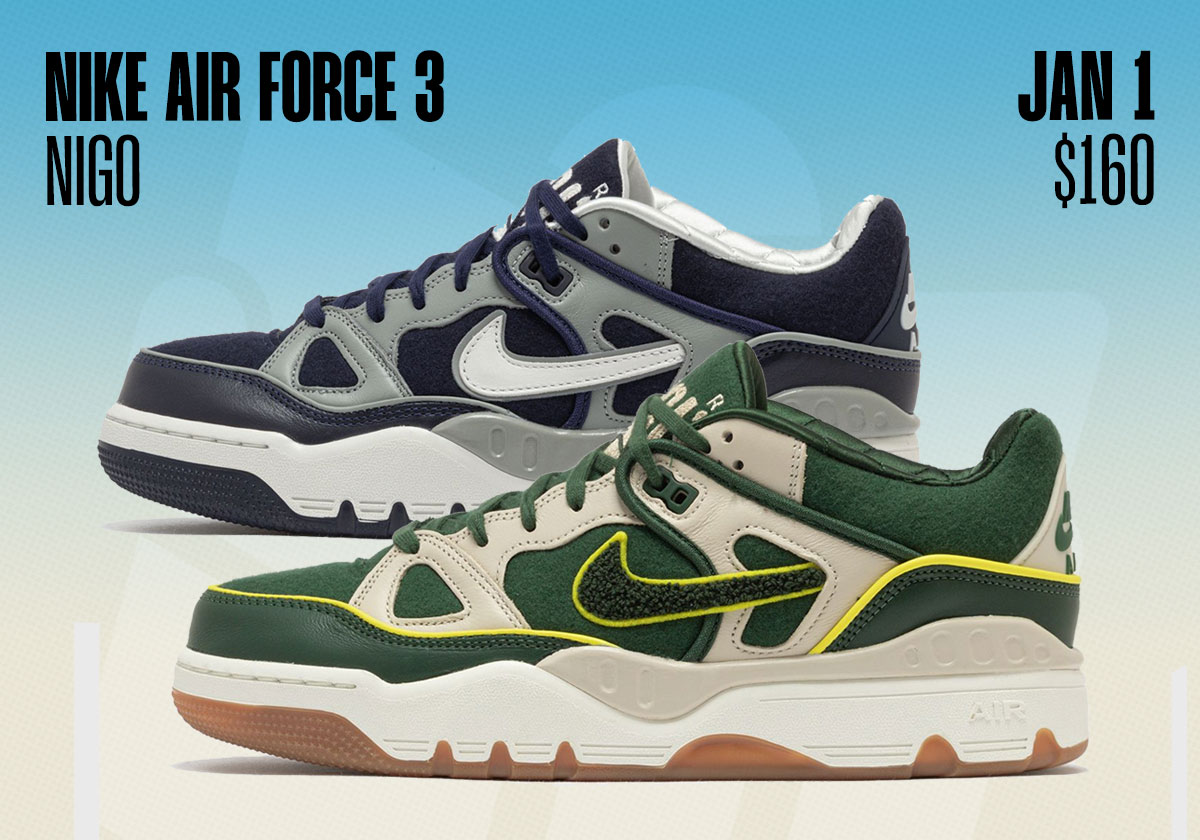 Sneaker Releases December 28 January 3 2026 Nike Air Force 3