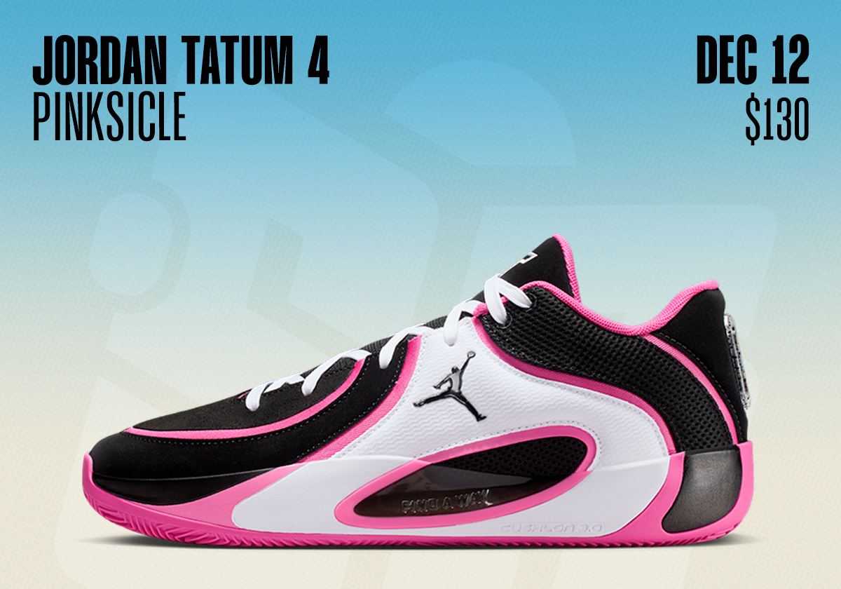 Sneaker Releases December 7 13 Jordan Tatum 4 Pinksicle