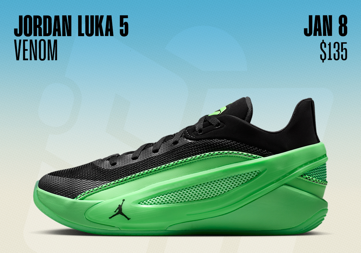 Sneaker Releases January 4 10 2026 Jordan Luka 5 Venom