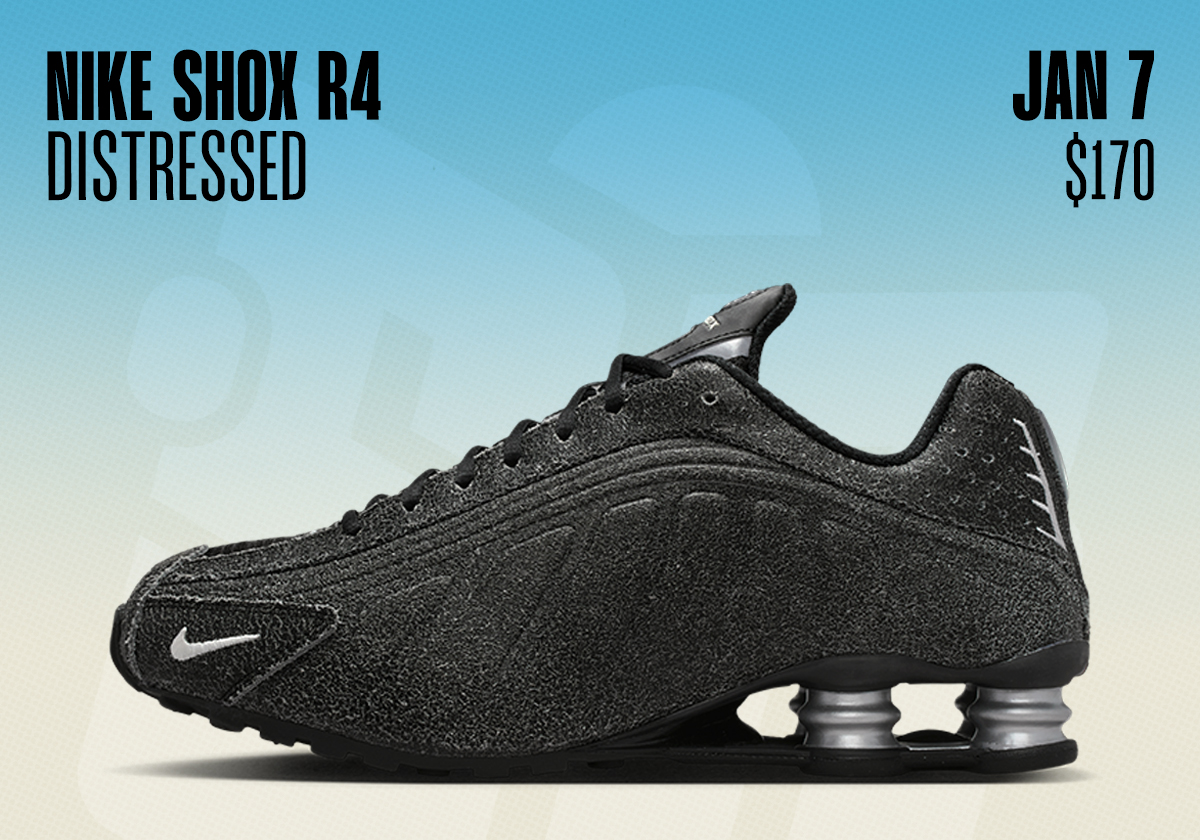 Sneaker Releases January 4 10 2026 Nike Shox R4