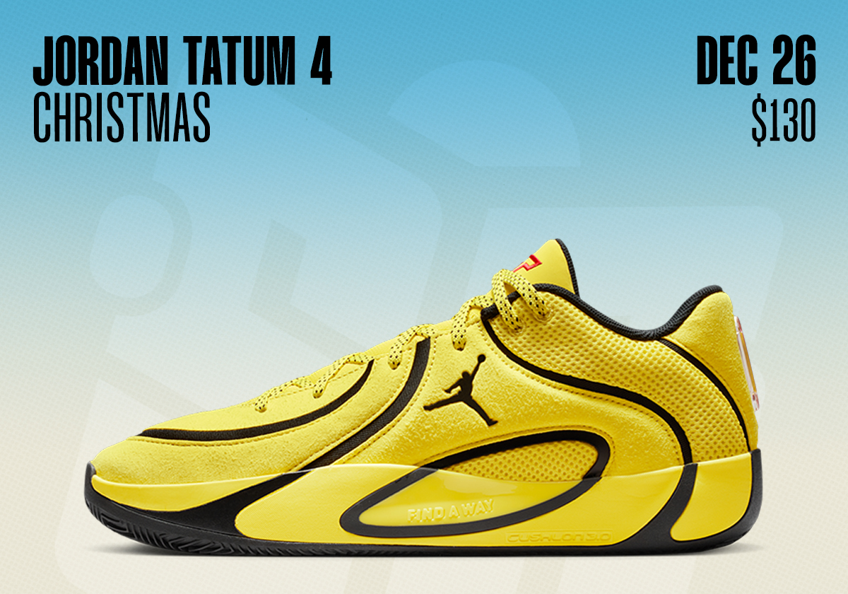 Sneaker Releases November 30 December 6 Jordan Tatum 4 Christmas