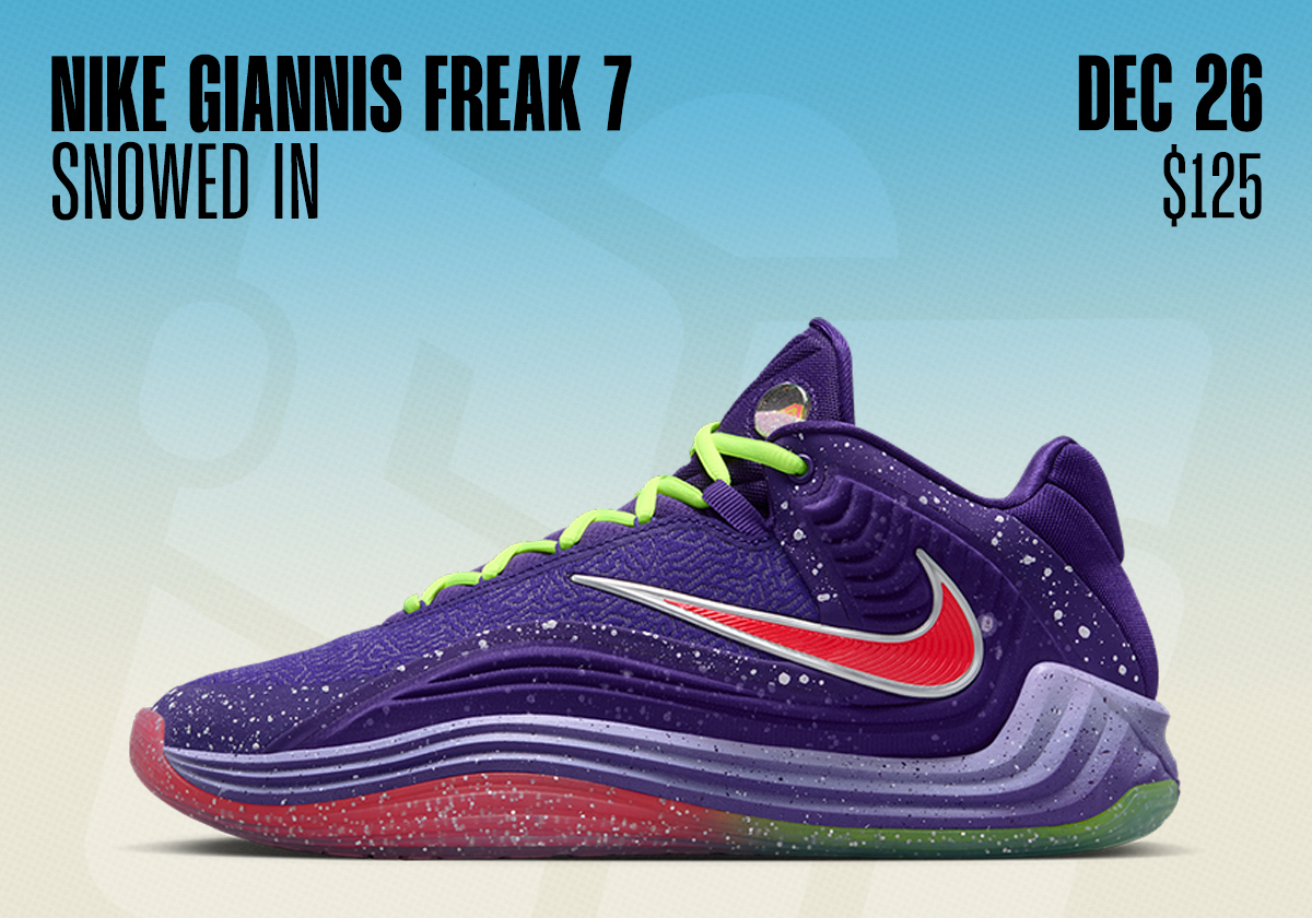 Sneaker Releases November 30 December 6 Nike Giannis Freak 7
