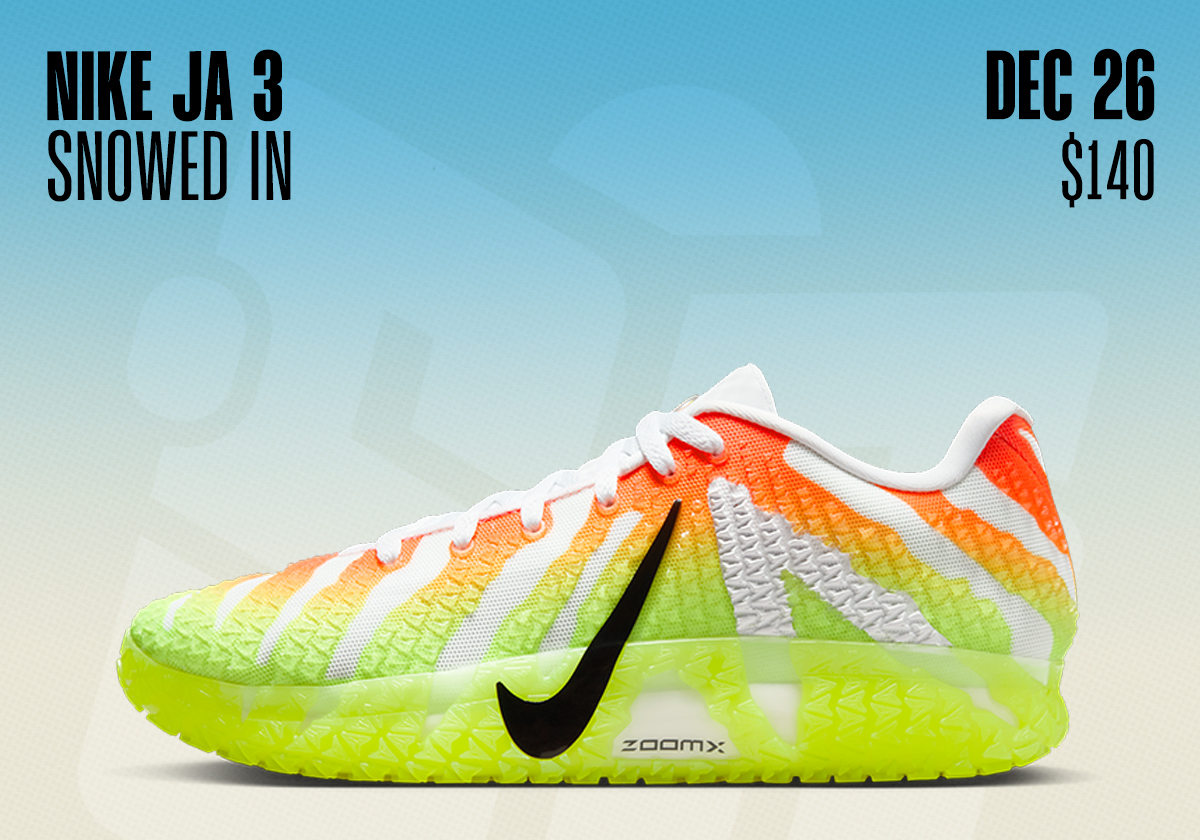 Sneaker Releases November 30 December 6 Nike Ja 3 Snowed In