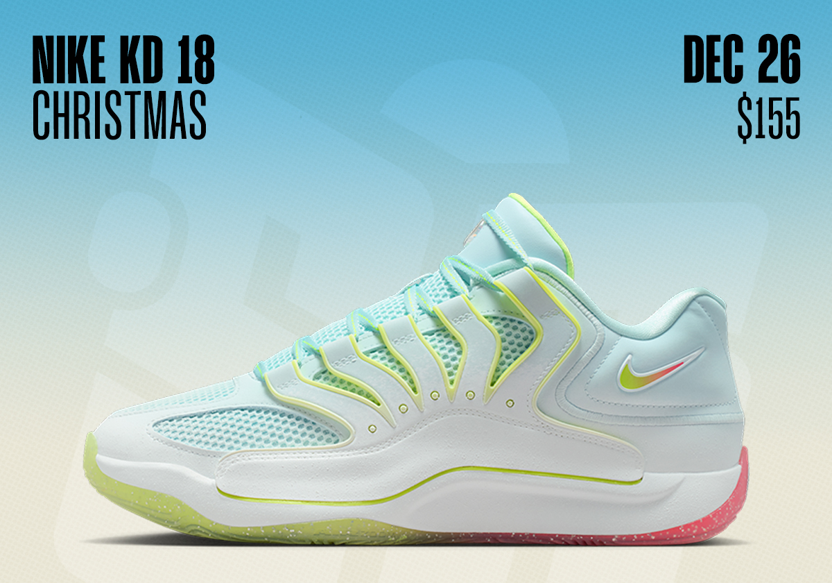 Sneaker Releases November 30 December 6 Nike Kd 18 Snowed In