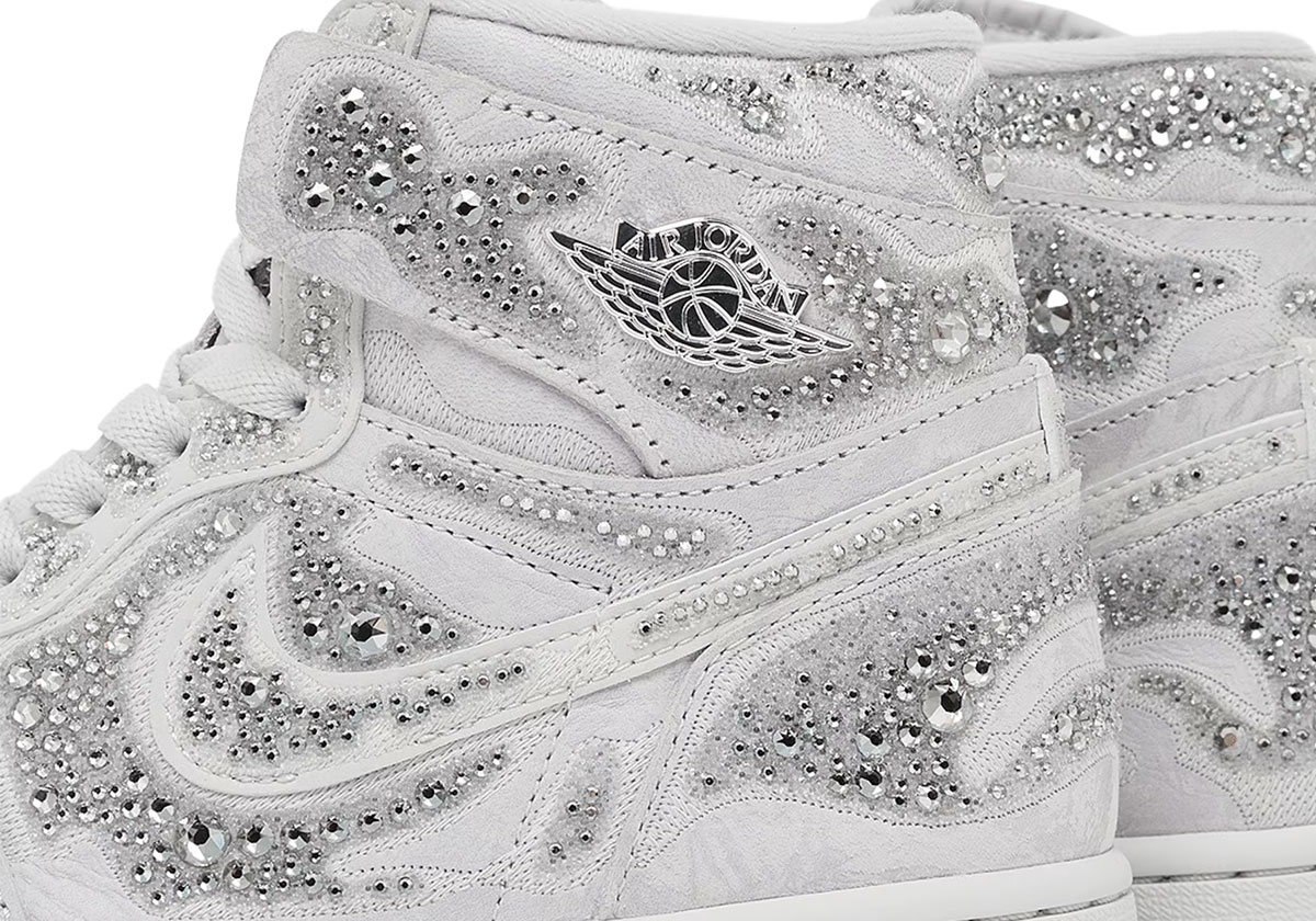 First Look At The $1,005 Swarovski x Air Jordan 1 Retro High OG