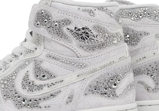 First Look At The $1,005 Swarovski x Air Jordan 1 Retro High OG