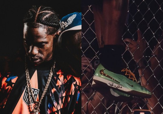 Travis Scott Reveals Unreleased Nike Soccer Shoe At TOMA El Juego