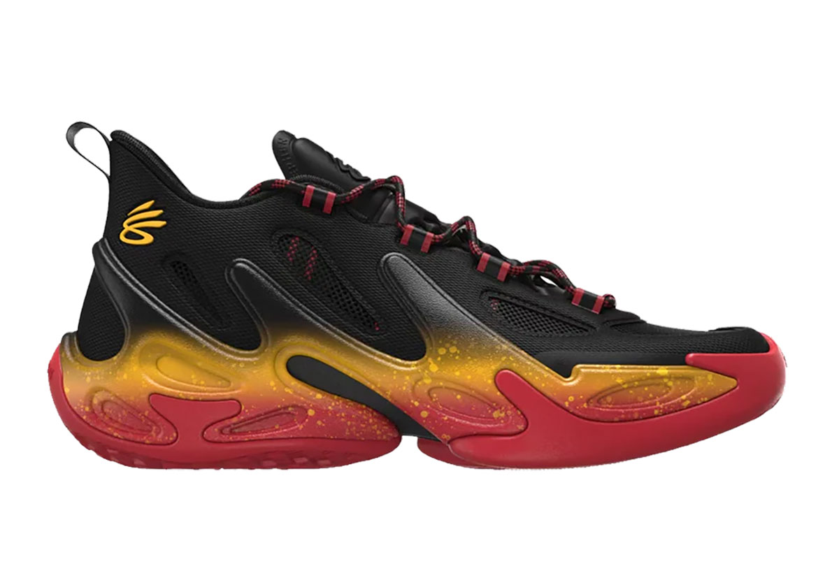 Under Armour Curry 13 Black Red Yellow 6007670 002 6