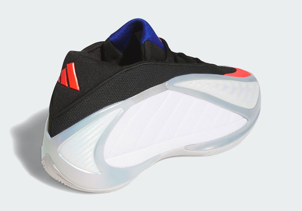 Adidas Anthony Edwards 2 Ae2 Footwear White Lucid Red Silver Metallic Kj4228 5