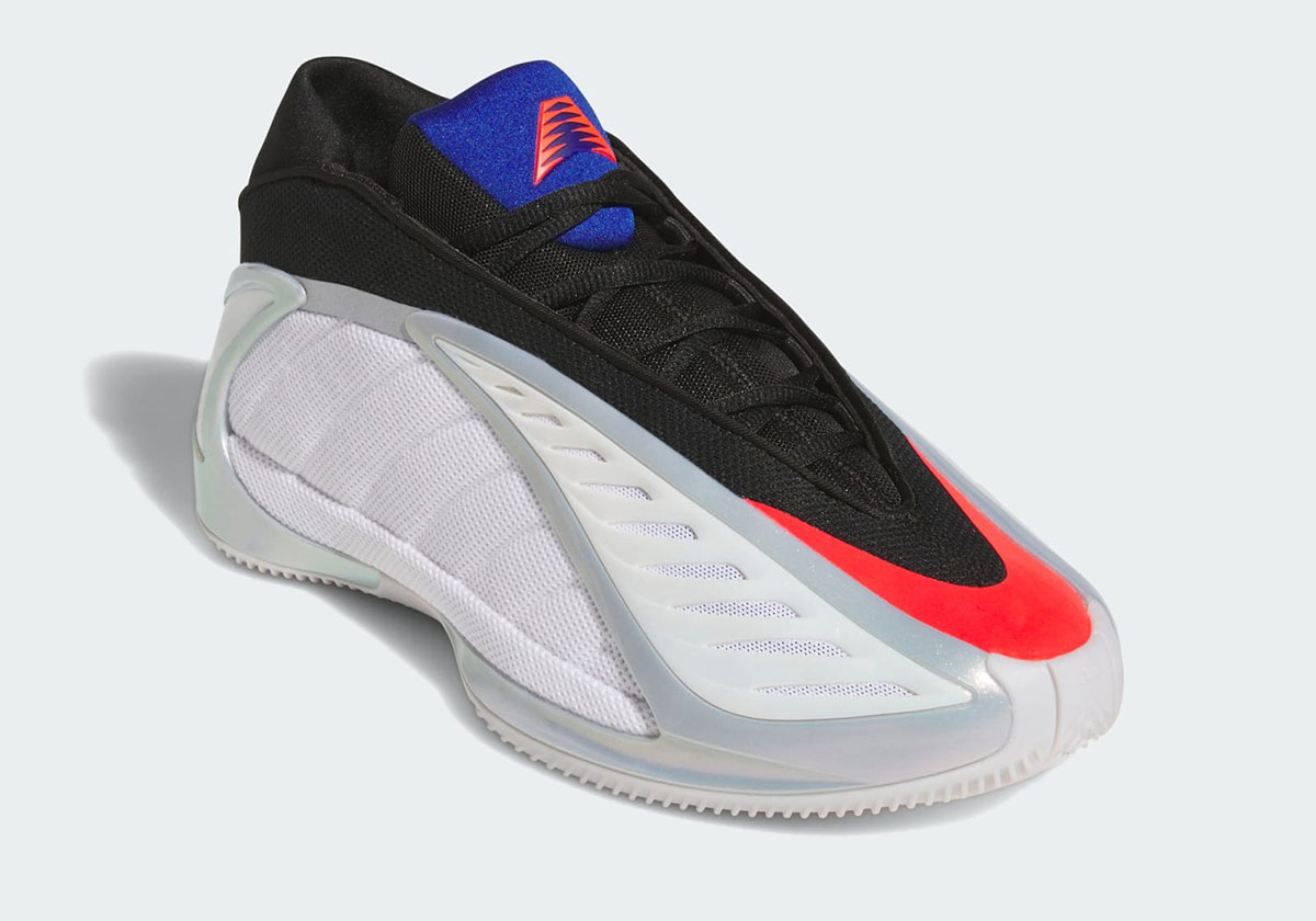 Adidas Anthony Edwards 2 Ae2 Footwear White Lucid Red Silver Metallic Kj4228 6