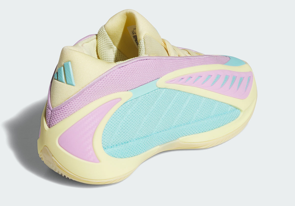 Adidas Anthony Edwards 2 Almost Yellow Bliss Lilac Flash Aqua Jq9505 1