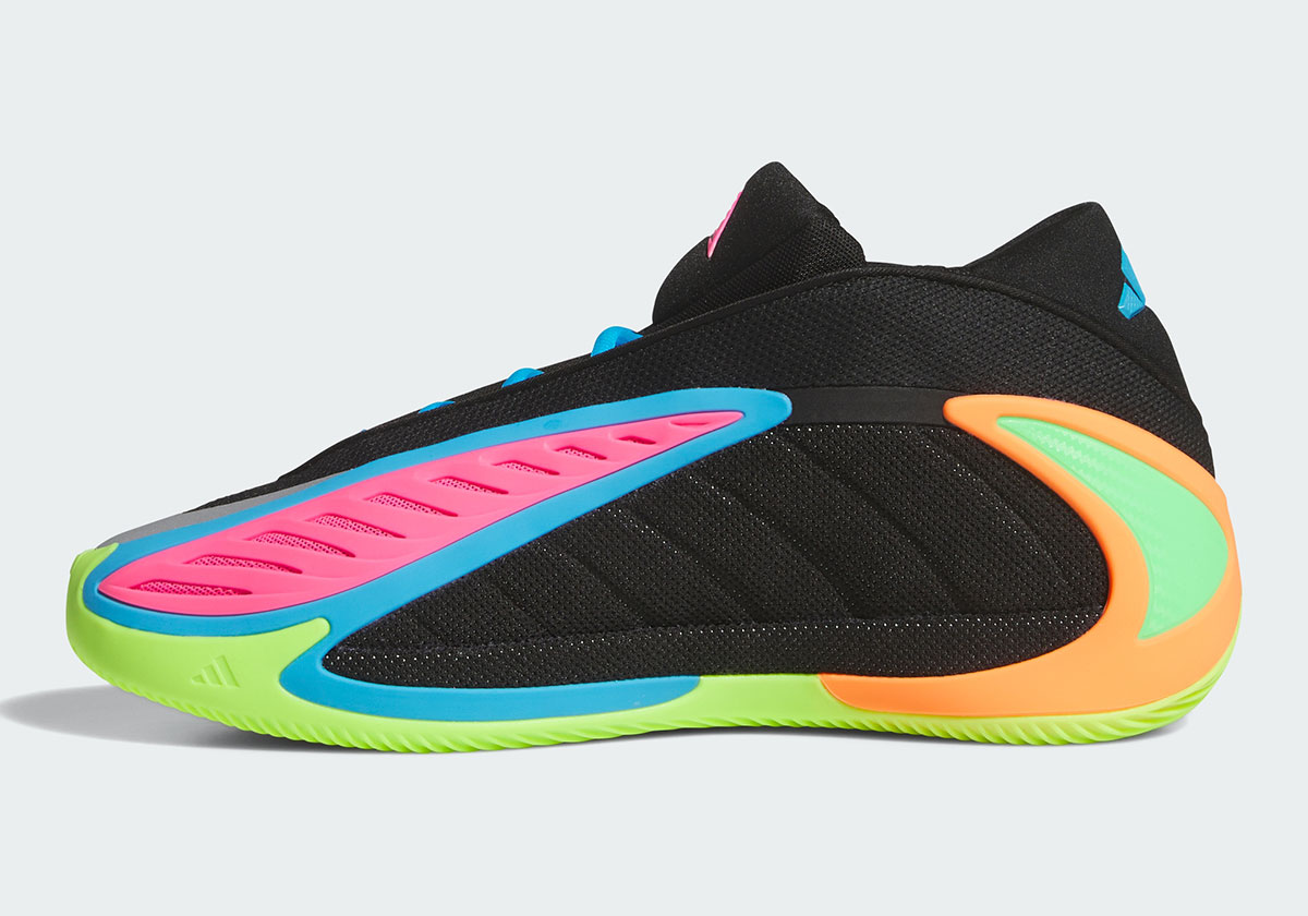 Adidas Anthony Edwards 2 Black Multi Color Kk0645 6