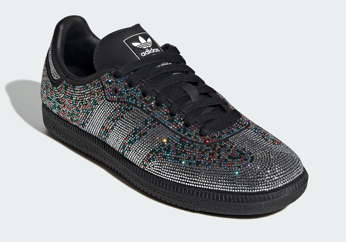 adidas Bedazzles The Samba With Rainbow Stones