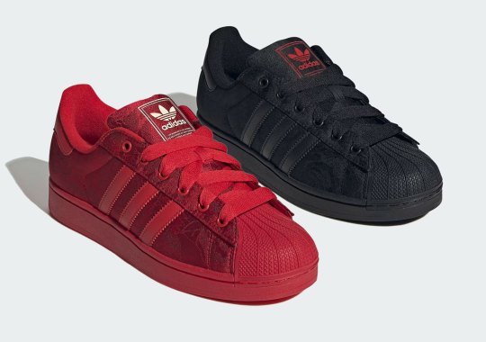 Get A Jump On Valentine's Day With These Rose-Covered adidas Superstars