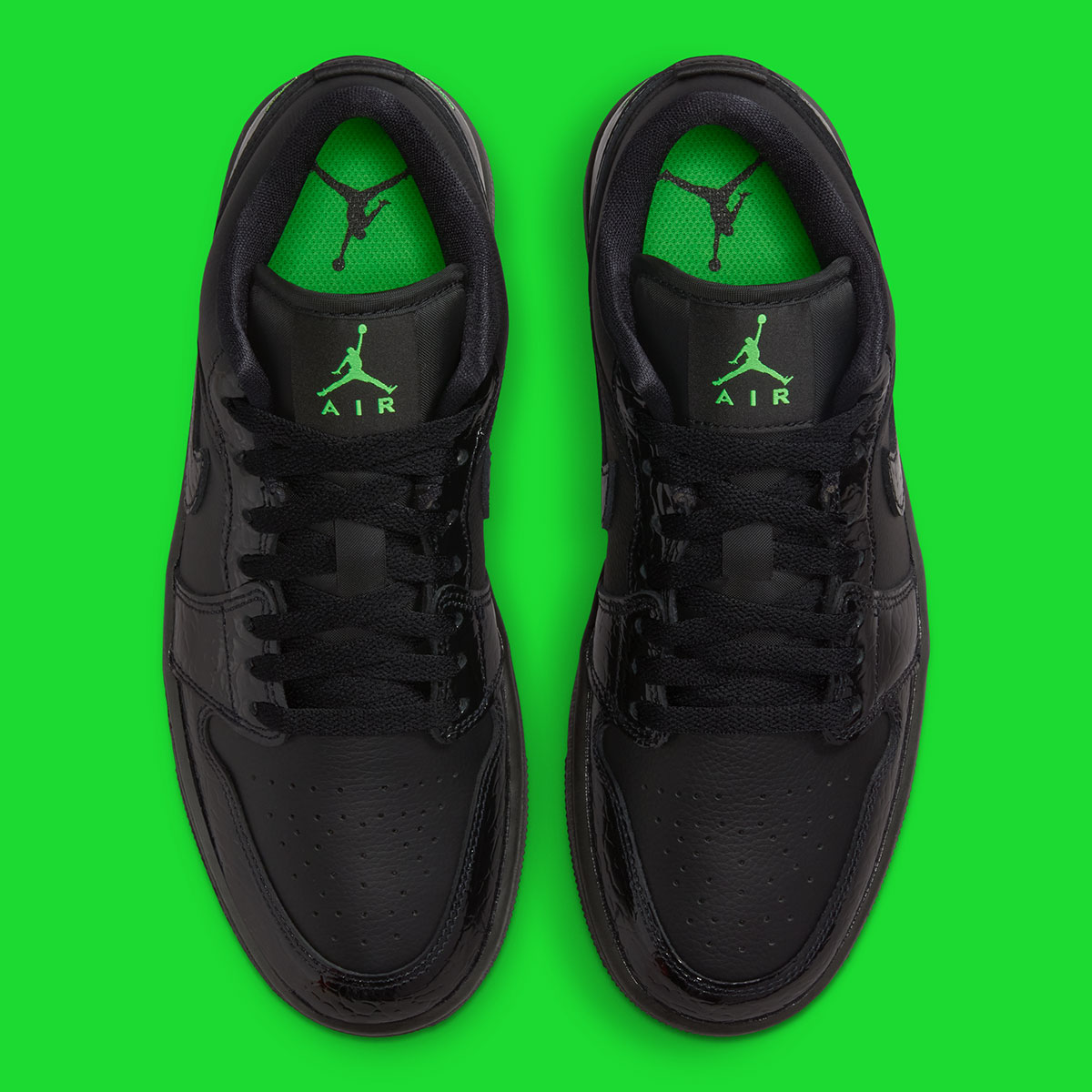 Air Jordan 1 Low Black Scream Green Iq9701 010 4