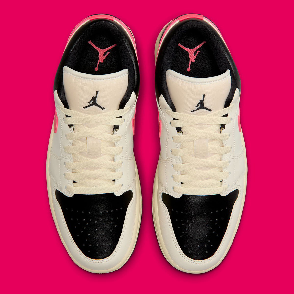 Air Jordan 1 Low Pale Ivory Black Muslin Racer Pink Dc0774 107 4